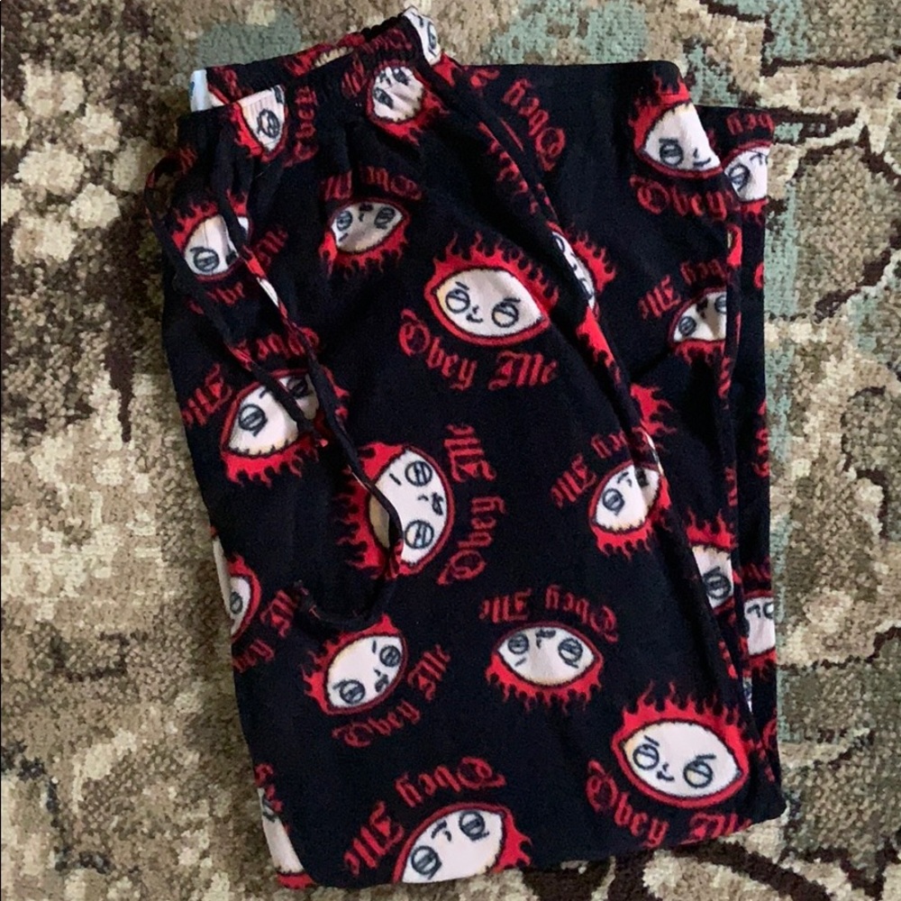 Stewie Family Guy Pajama Lounge Pants Obey Me